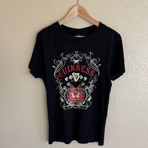 Guinness Black and Red Graphic Tee